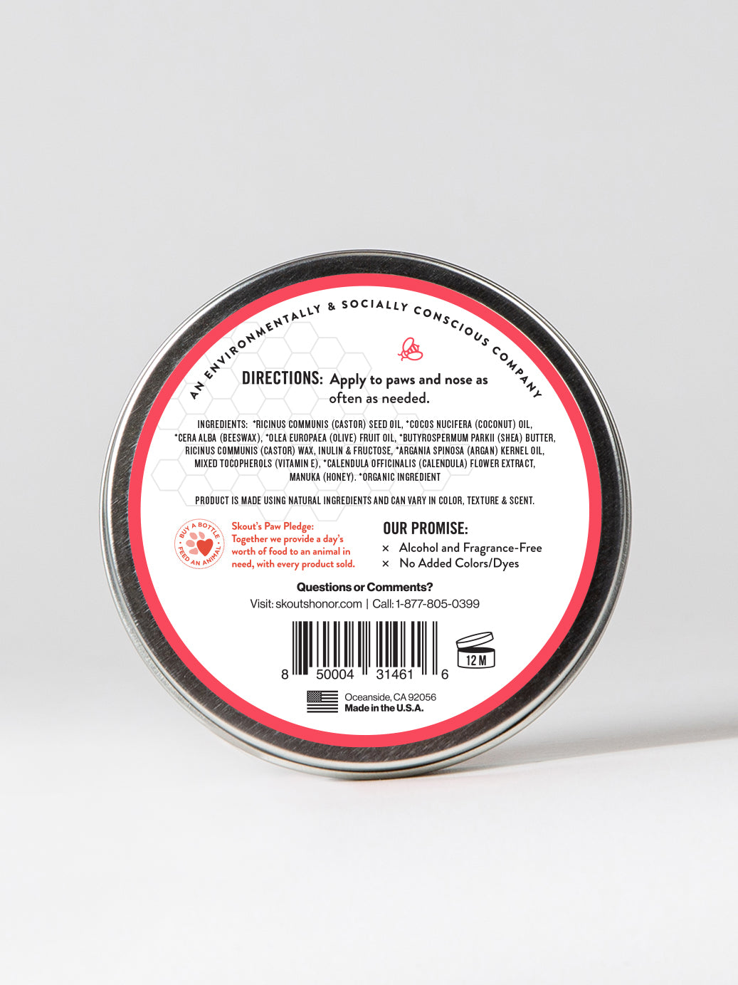 front image from Prebiotic Pet Balm